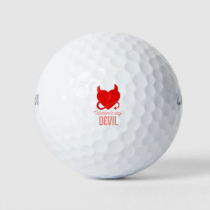 Balles De Golf diable du jour valentines