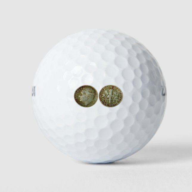 Balles De Golf Dime (Devant)