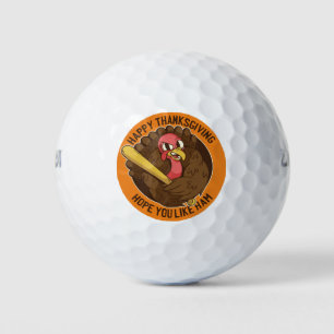Balles De Golf Dinde de Thanksgiving, Citation drôle de Thanksgiv