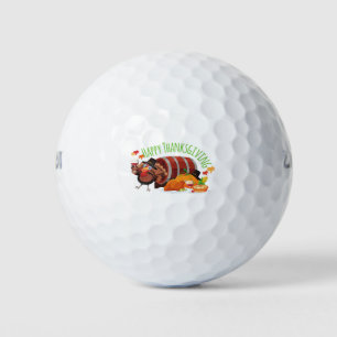 Balles De Golf dinde ivre bon thanksgiving