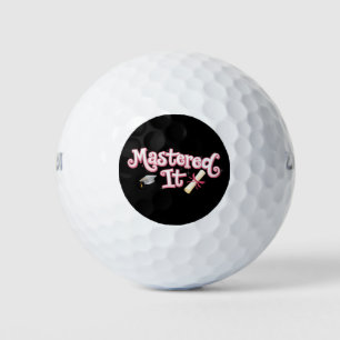 Balles De Golf Diplômé de maîtrise de fin d'études