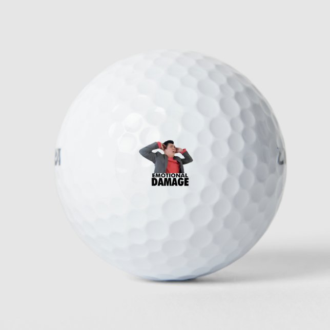 Balles De Golf Dommages émotionnels (Devant)