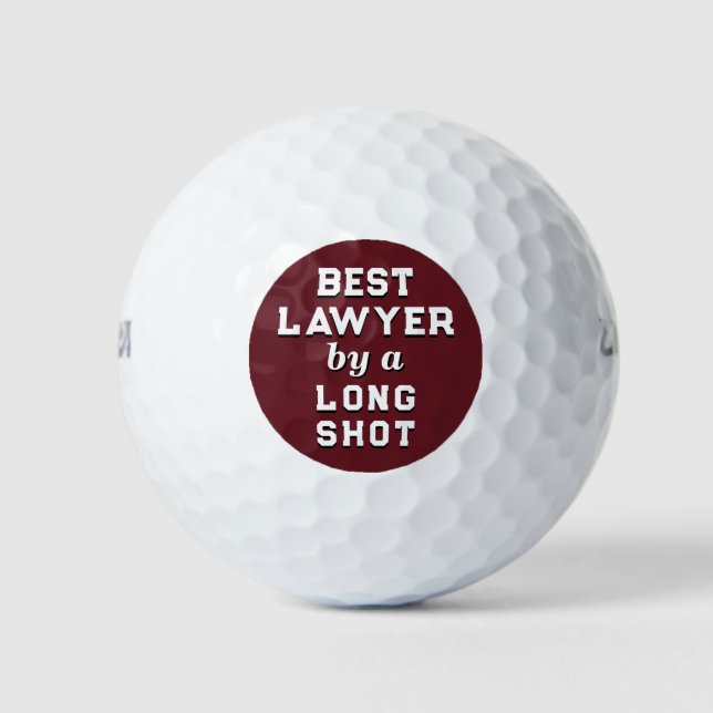 Balles De Golf Don de nouveauté de l'avocat (Devant)