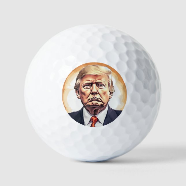 Balles De Golf Donald Trump 2024 redonne l'élection américaine (Recto)