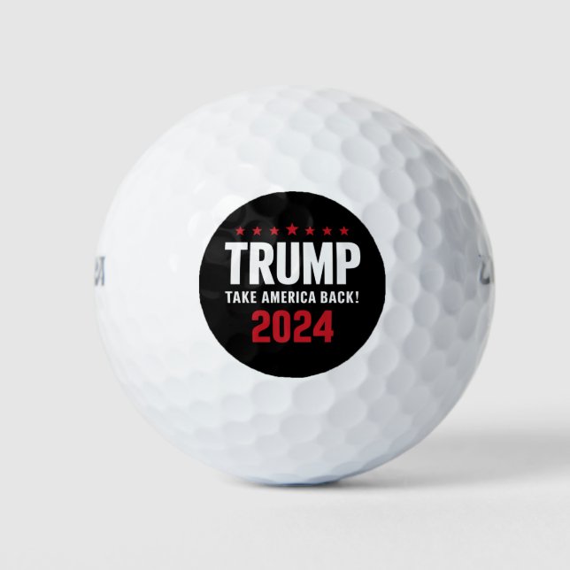 Balles De Golf Donald Trump 2024 redonne l'élection américaine (Devant)