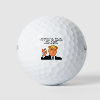 Balles De Golf Donald Trump - formidable anniversaire de fête des