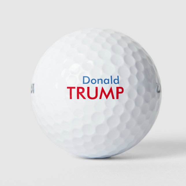 Balles De Golf Donald Trump Golfballs (Devant)