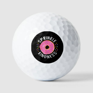 Balles De Golf Donut Sprinkle Kindness Funny Girls Femmes Doughnu