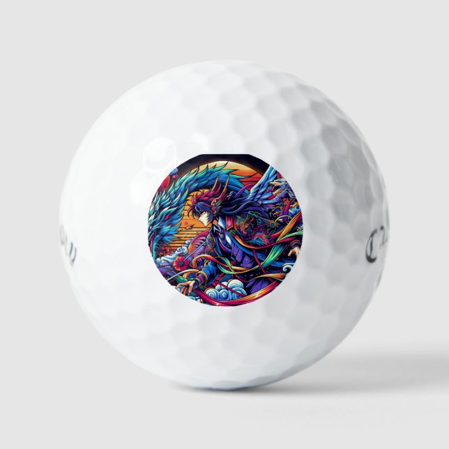Balles De Golf Dragon Blitz (Recto)
