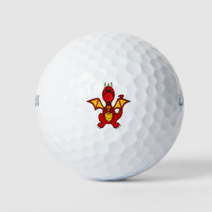Balles De Golf Dragon cool Jouant Au Basket