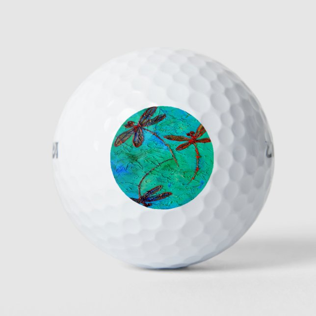 Balles De Golf Dragonfly Dance Golf Balls (Devant)