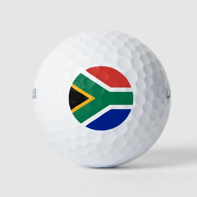 Balles De Golf Drapeau Afrique du Sud (Devant)
