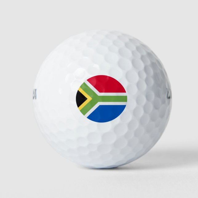 Balles De Golf Drapeau Afrique du Sud (Devant)