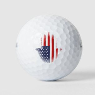 Balles De Golf Drapeau américain