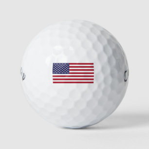 Balles De Golf Drapeau américain design patriotique