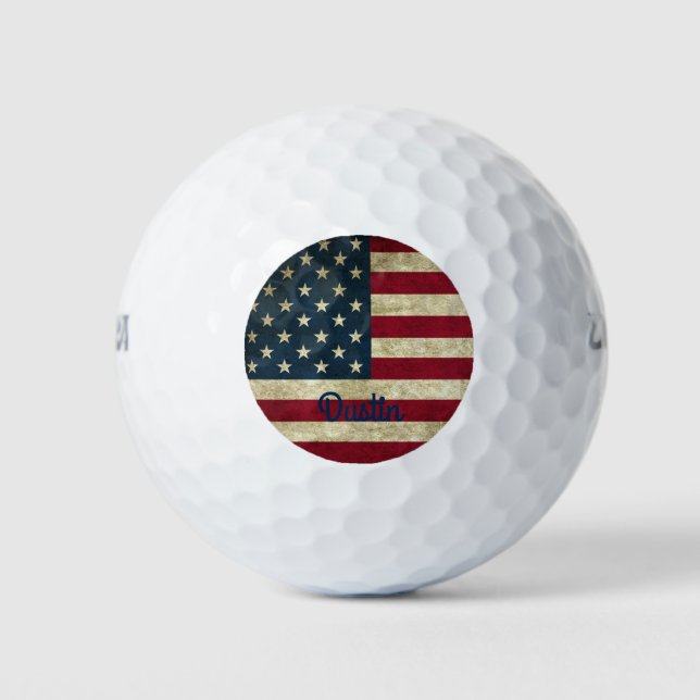 Balles De Golf Drapeau américain Wilson Ultra 500/Golf Ball (Devant)