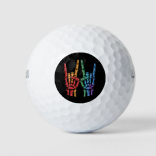 Balles De Golf Drapeau arc-en-ciel LGBTQ de la fierté gay de la m