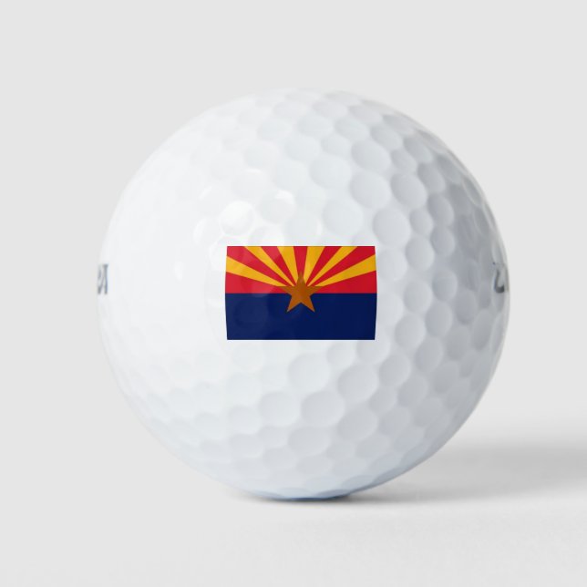 BALLES DE GOLF DRAPEAU ARIZONA (Devant)