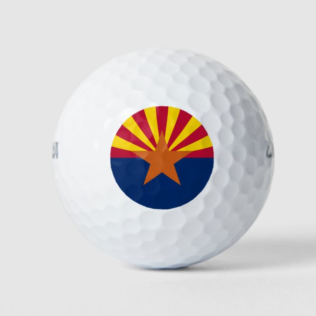 BALLES DE GOLF DRAPEAU ARIZONA (Devant)