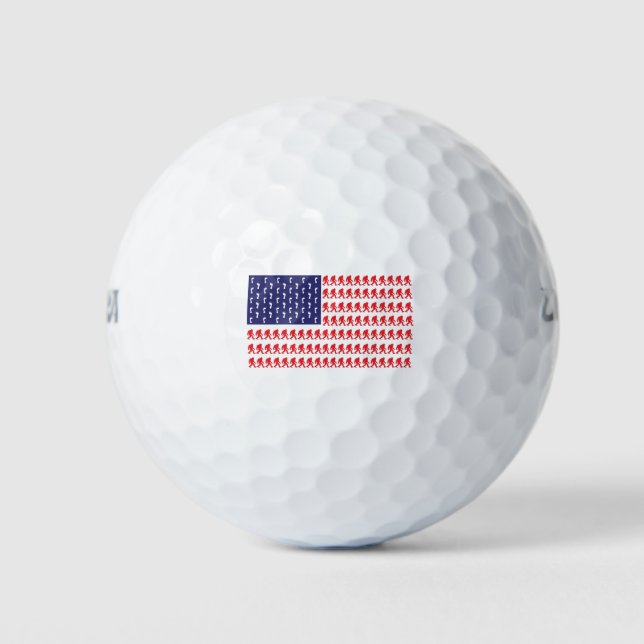 Balles De Golf Drapeau Bigfoot— (Devant)