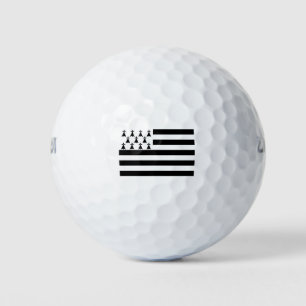 Balles De Golf Drapeau breton patriotique
