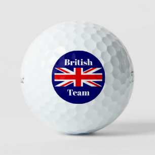 Balles De Golf Drapeau britannique Personnaliser Équipe britanniq