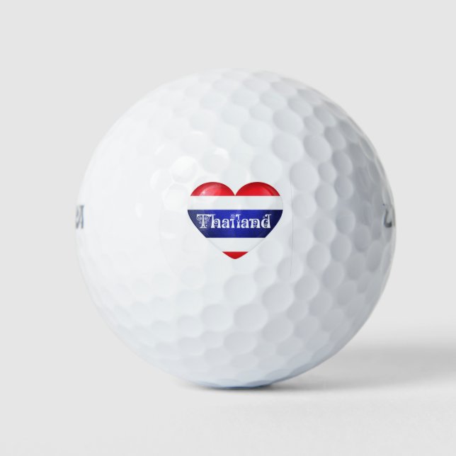 Balles De Golf Drapeau cardiaque en Thaïlande (Devant)