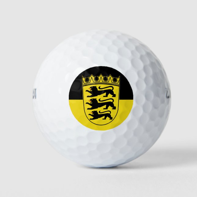 Balles de golf Drapeau de Bade-Wurtemberg (Devant)