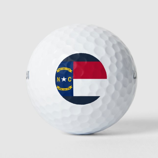BALLES DE GOLF DRAPEAU DE CAROLINE DU NORD (Devant)
