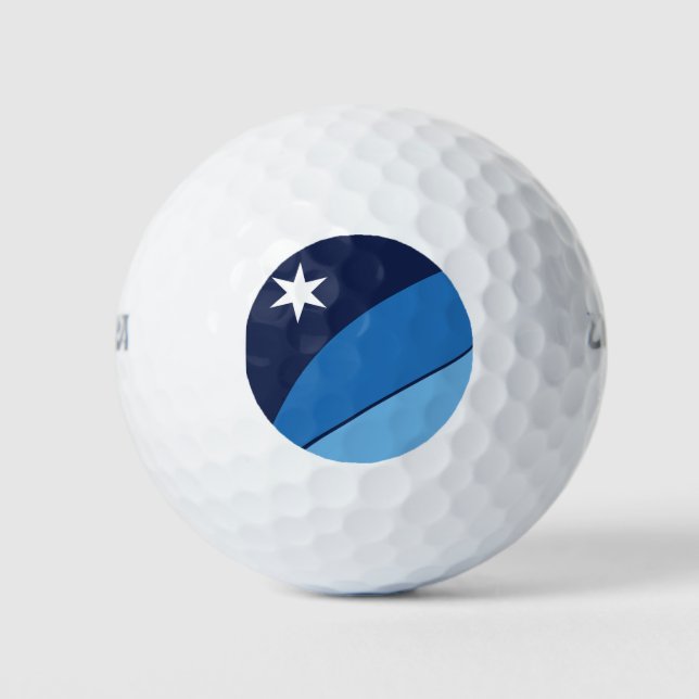 Balles De Golf Drapeau de Columbia, Caroline du Sud (Devant)
