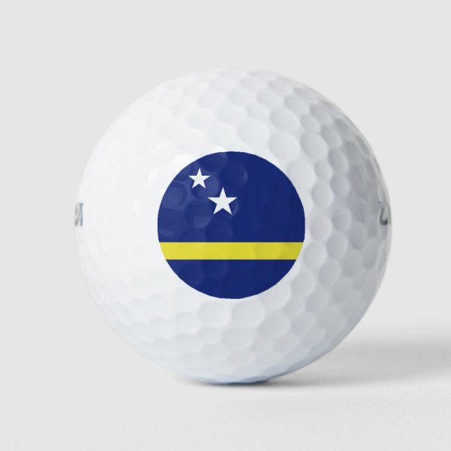 Balles De Golf Drapeau de Curaçao (Devant)