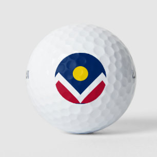 Balles De Golf Drapeau de Denver, Colorado