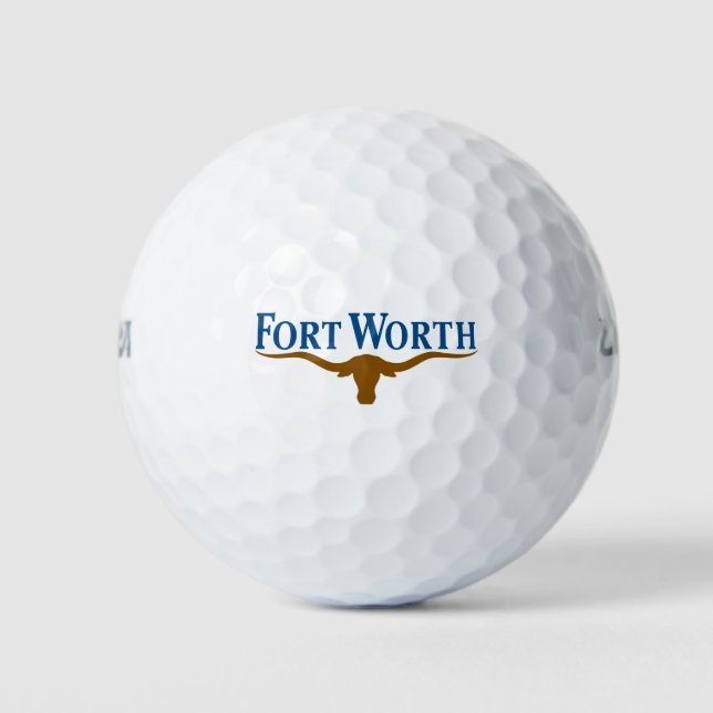 Balles De Golf Drapeau de Fort Worth (Texas) (Devant)