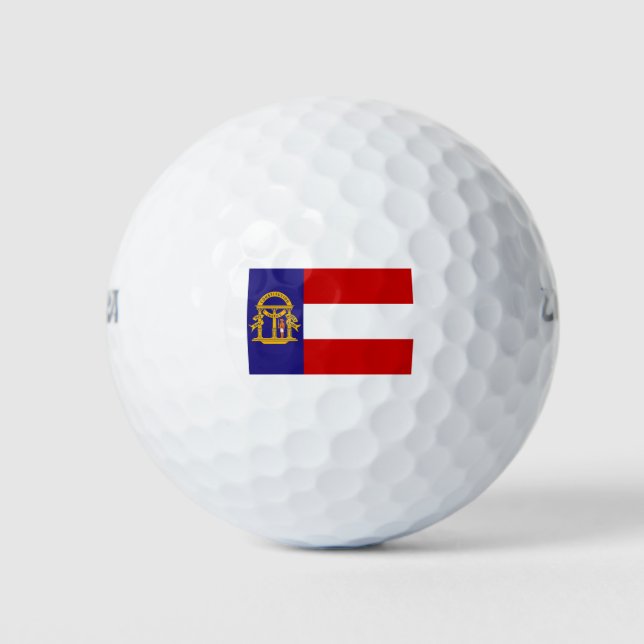 Balles De Golf Drapeau de Géorgie (Devant)