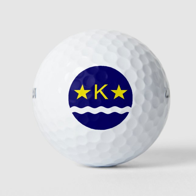 Balles De Golf Drapeau de Kinshasa, Congo Golf Balls (Devant)