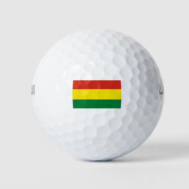 Balles De Golf Drapeau de la Bolivie (Devant)