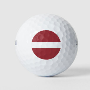 Balles De Golf Drapeau de la Lettonie