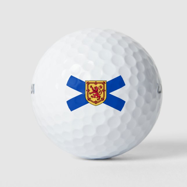 Balles De Golf Drapeau de la Nouvelle-Écosse (Province canadienne (Devant)