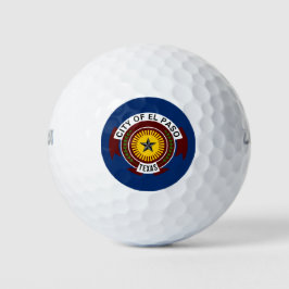 Balles De Golf Drapeau de la ville d'El Paso (Texas)