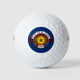 Balles De Golf Drapeau de la ville d'El Paso (Texas)
