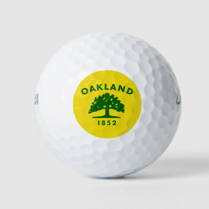Balles De Golf Drapeau de la ville d'Oakland (Californie)
