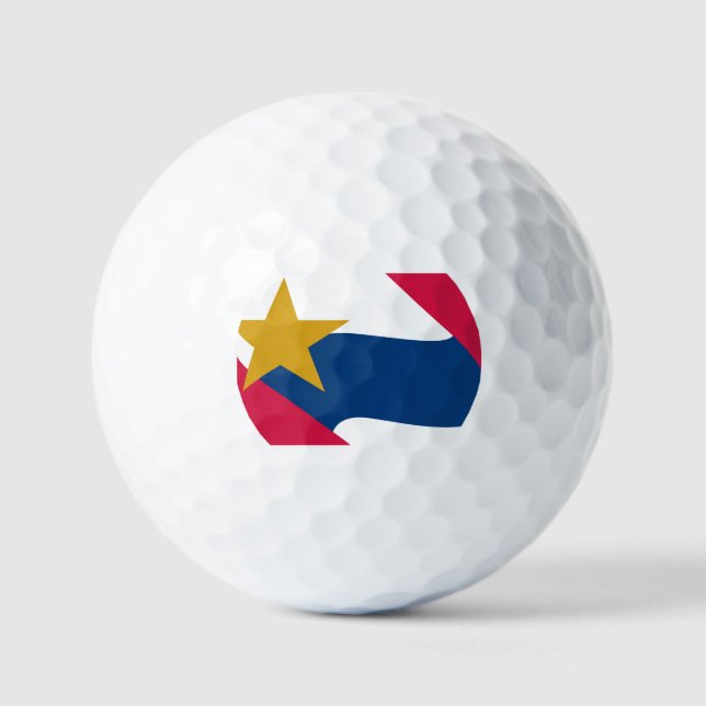 Balles De Golf Drapeau de Lafayette, Indiana (Recto)