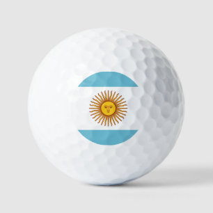 Balles De Golf Drapeau de l'Argentine
