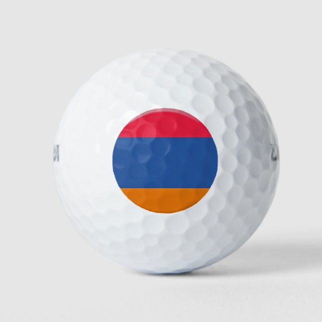Balles De Golf Drapeau de l'Arménie (Devant)