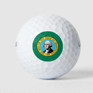 Balles De Golf Drapeau de l'État de Washington