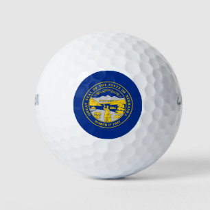 Balles De Golf Drapeau de l'État du Nebraska