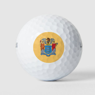Balles De Golf Drapeau de l'État du New Jersey