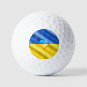Balles De Golf Drapeau De L'Ukraine - Liberté - Paix - Solidarité
