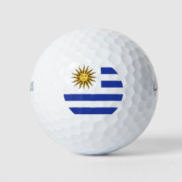 Balles De Golf drapeau de l'Uruguay