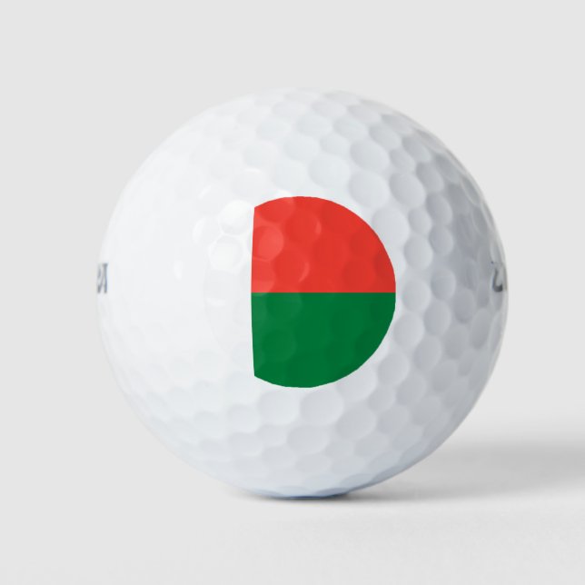 Balles De Golf Drapeau de Madagascar (Devant)